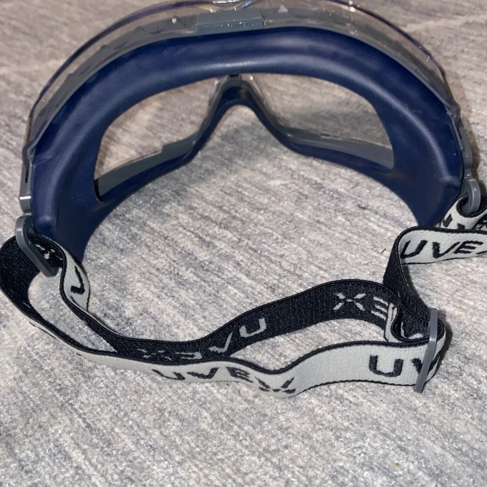 Uvex OTG Safety Goggles with Clear Hydroshield Anti-Fog Lens & Fabric Headband
